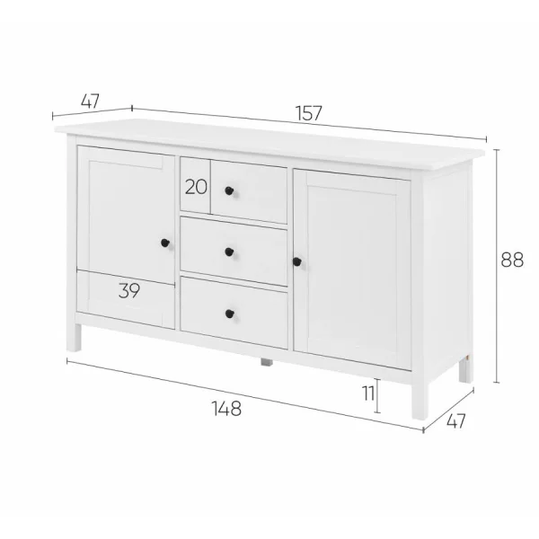 Сервант Кымор белый Сервант Кымор белый