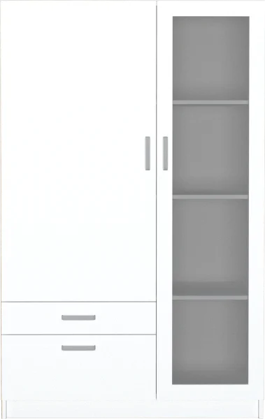 Шкаф 14.10 белый (серия сонома)