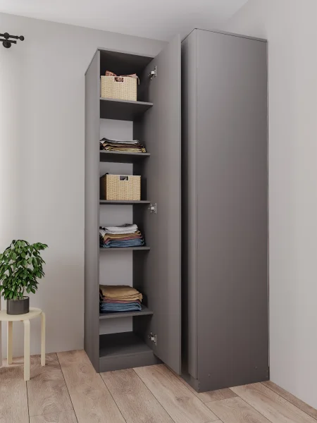 Шкаф угловой Мори МШУ 960.1 графит Шкаф угловой Мори МШУ 960.1 графит