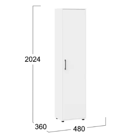 Шкаф Витра тип 1 белый ясень