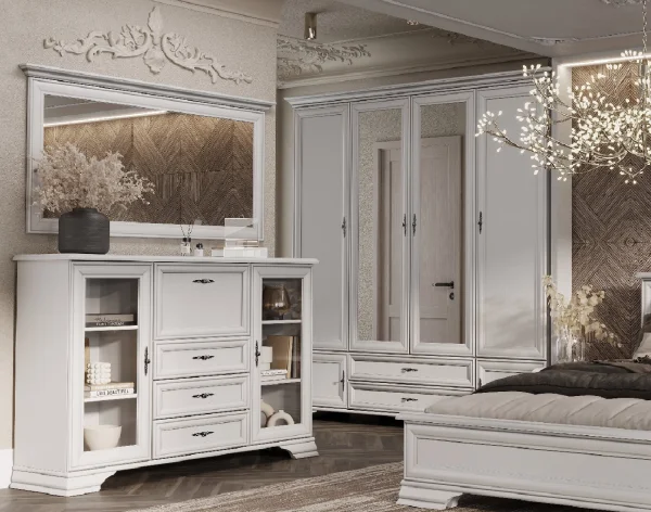 Комод-бар Кентаки KOM2W3S1B белый Комод-бар Кентаки KOM2W3S1B белый