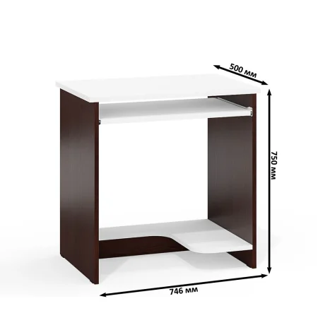 Стол компьютерный СК-11.1 венге/белый