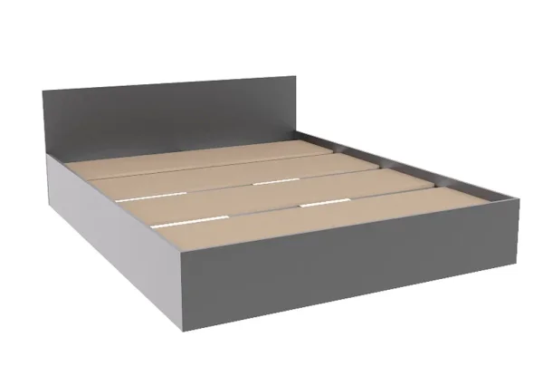 Кровать двуспальная Мори КРМ 1600.1 графит Кровать двуспальная Мори КРМ 1600.1 графит