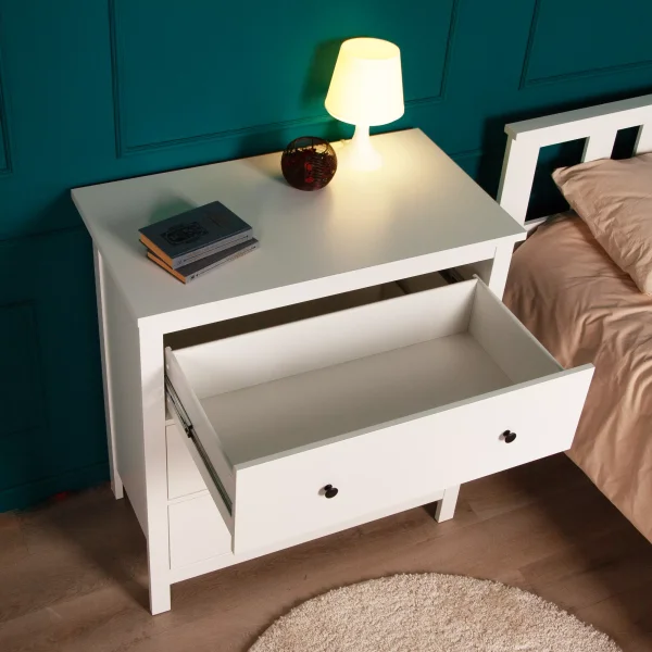 Комод 3 ящика Сага белый