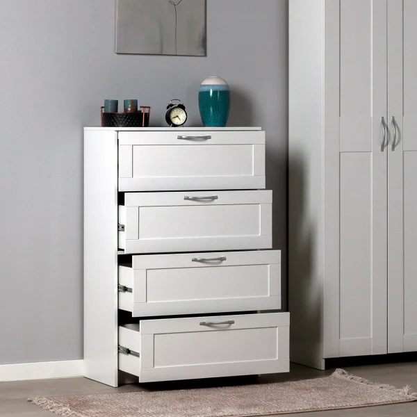 Комод Сириус 4 ящика белый Комод Сириус 4 ящика белый