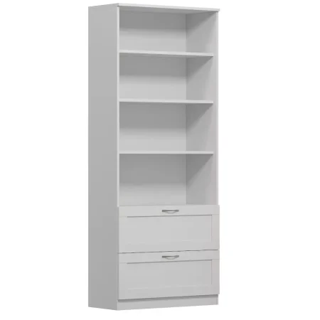 Стеллаж Сириус 2 ящика 78х190 белый