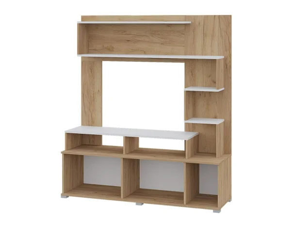 Гостиная Ника дуб крафт золотой/белый