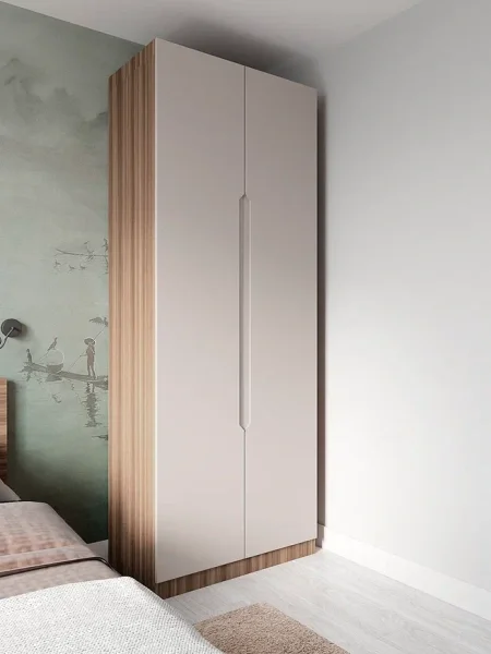 Шкаф Роза 900 орех франклин/бежевый скин тренто