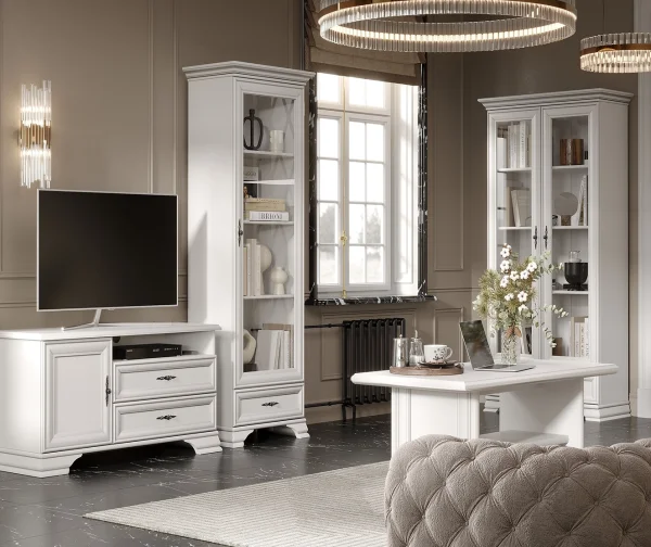 Тумба Кентаки RTV 1D2S белый Тумба Кентаки RTV 1D2S белый