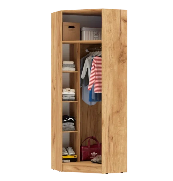 Шкаф угловой Мартина (детская) дуб крафт/графит Шкаф угловой Мартина (детская) дуб крафт/графит