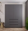 Шкаф для одежды с ящиками Мори МШ 1600.1 графит