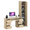 Комплект стол компьютерный МС-2 + Пенал МШ 400.1 дуб сонома