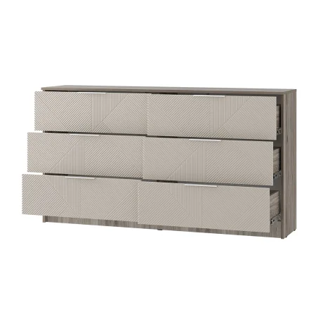 Комод Эмилия КМ-04 дуб смоки/айриш