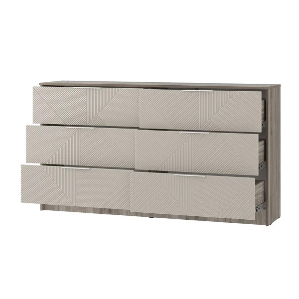 Комод Эмилия КМ-04 дуб смоки/айриш