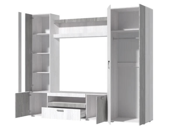 Гостиная Соло анкор светлый/бетонный камень