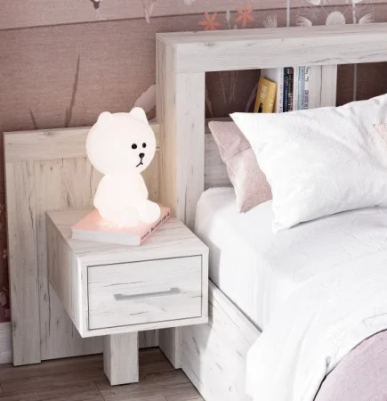 Тумба прикроватная Гранд дуб крафт белый