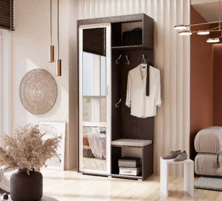 Прихожая Стелла-1 белый/венге Прихожая Стелла-1 белый/венге