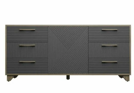 Комод Копенгаген дуб самдал/серый графит Комод Копенгаген дуб самдал/серый графит