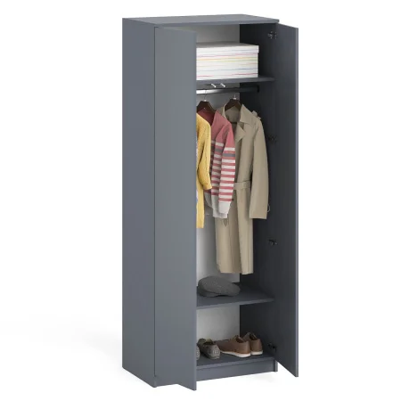 Шкаф двухдверный МШ 800.1 графит