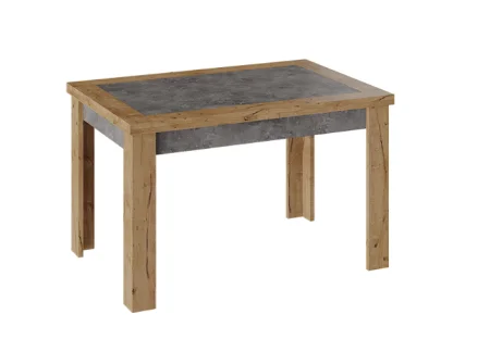 Стол раздвижной Хьюстон тип 4 дуб вотан/моод темный Стол раздвижной Хьюстон тип 4 дуб вотан/моод темный