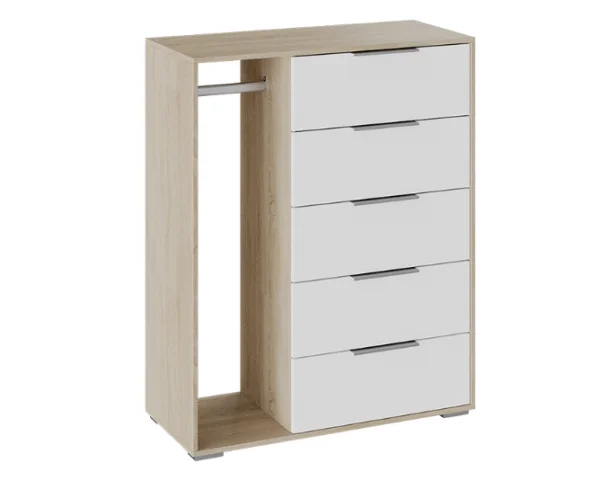 Комод комбинированный Нуар тип 1 дуб сонома/белый ясень Комод комбинированный Нуар тип 1 дуб сонома/белый ясень