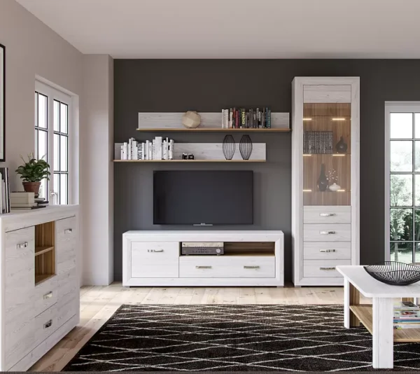 Тумба ТВ Мальта RTV1D1S лиственница сибирская/орех лион Тумба ТВ Мальта RTV1D1S лиственница сибирская/орех лион