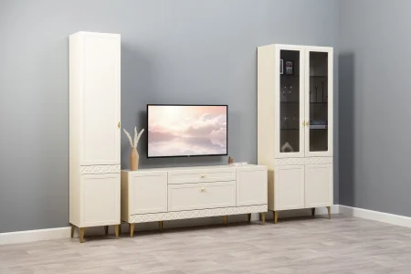 Модульная гостиная Марион слоновая кость