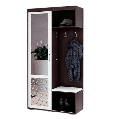 Прихожая Стелла-1 белый/венге Прихожая Стелла-1 белый/венге