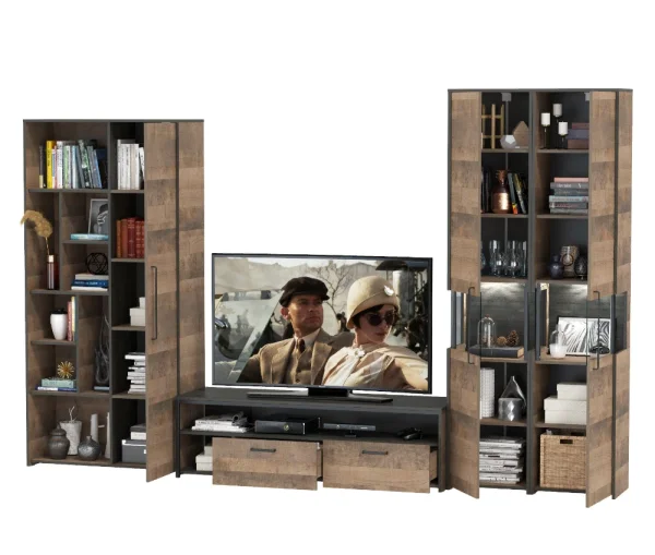 Модульная гостиная Трувор дуб гранж песочный/интра