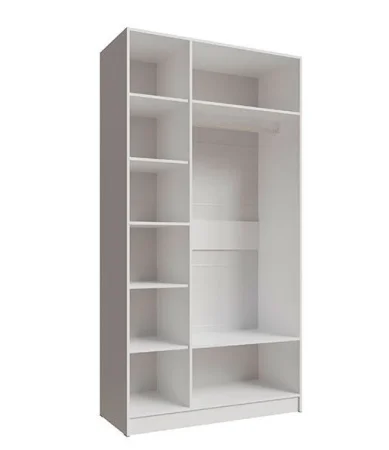 Шкаф Мадрид 1,2 с зеркалом белый