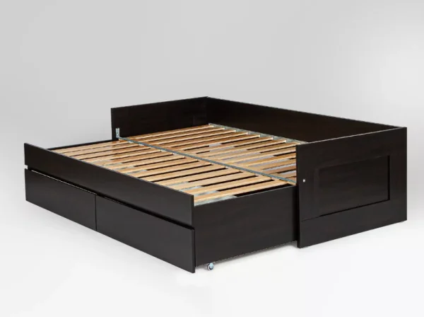 Кровать раздвижная Сириус 80х200 с ящиками венге Кровать раздвижная Сириус 80х200 с ящиками венге