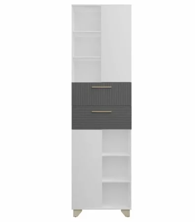 Пенал Копенгаген белый/серый графит