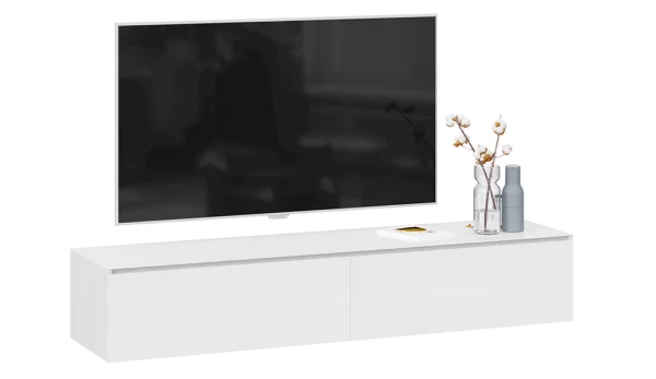 Тумба для теле и радиоаппаратуры Глосс белый глянец Тумба для теле и радиоаппаратуры Глосс белый глянец