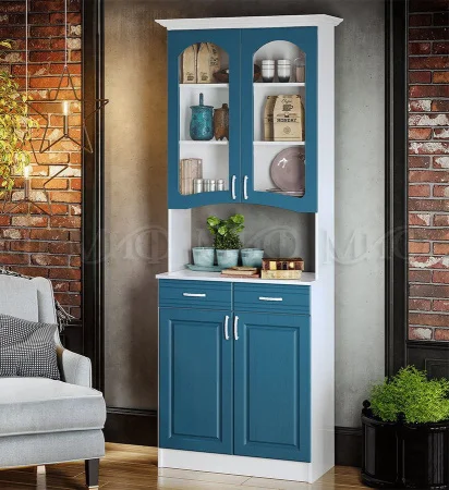 Буфет Констанция 2-х створчатый джинс Буфет Констанция 2-х створчатый джинс