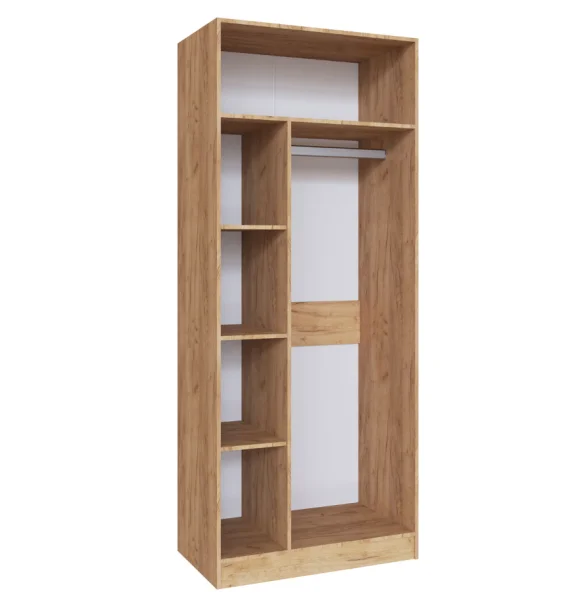 Шкаф универсальный Руэлла дуб крафт золотой/белый