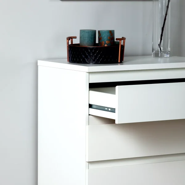 Комод Кастор 5 ящиков белый Комод Кастор 5 ящиков белый