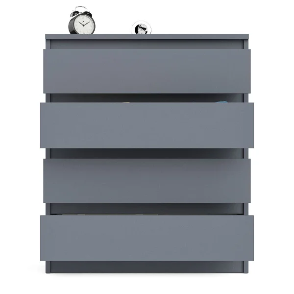 Комод четыре ящика МК 800.4 графит Комод четыре ящика МК 800.4 графит