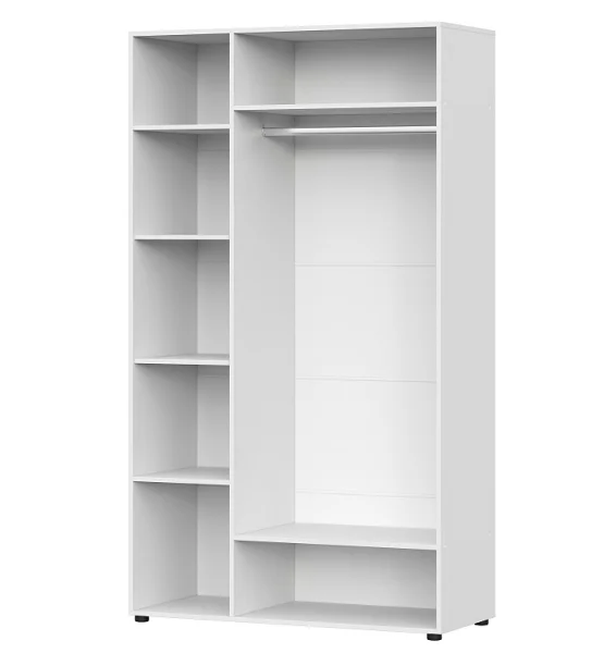 Шкаф трехстворчатый Токио белый текстурный