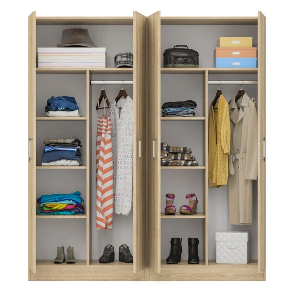 Шкаф 2-х створчатый Стандарт комплект 2 шт, дуб сонома