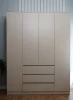 Шкаф для одежды с ящиками Мори МШ 1600 сатин