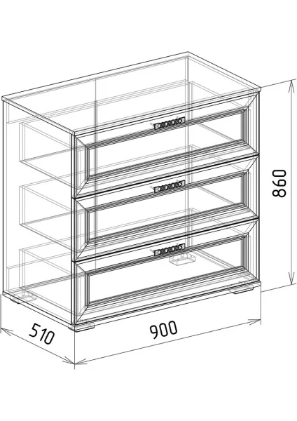 Комод Корвет Люкс №27 бодега Комод Корвет Люкс №27 бодега