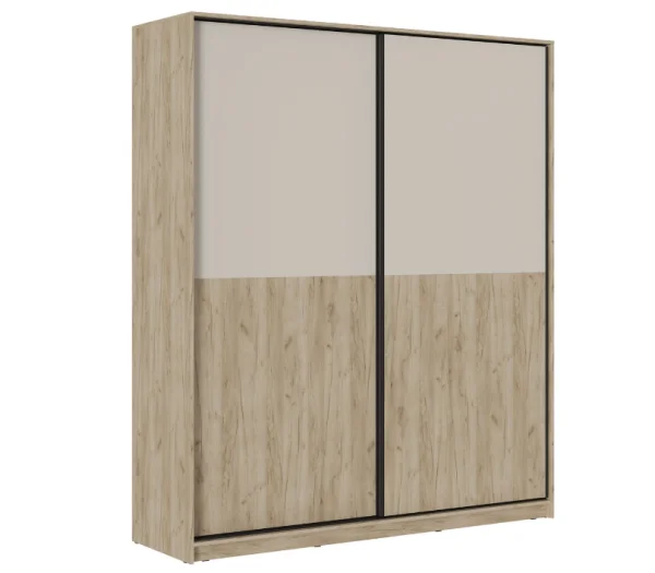 Шкаф-купе Бохо ШК-005 дуб крафт серый/кашемир