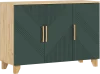 Комод Ирис 1200 браш мени грин/дуб крафт