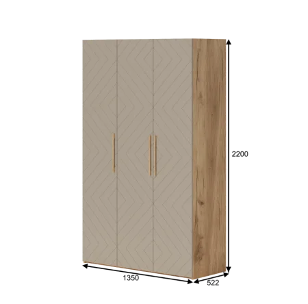 Шкаф Ньерд 1350 дуб вотан/ива пепельная