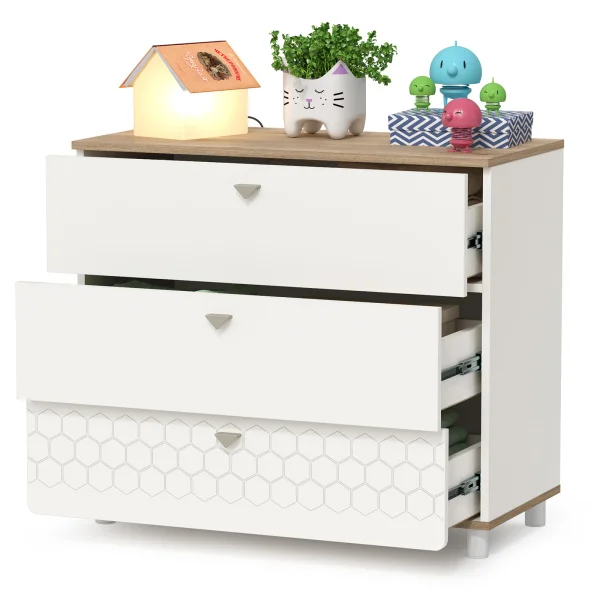 Комод Эйп 13.322 белый/дуб белый Комод Эйп 13.322 белый/дуб белый