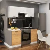 Кухня Дуся 1.6 белый/дуб бунратти