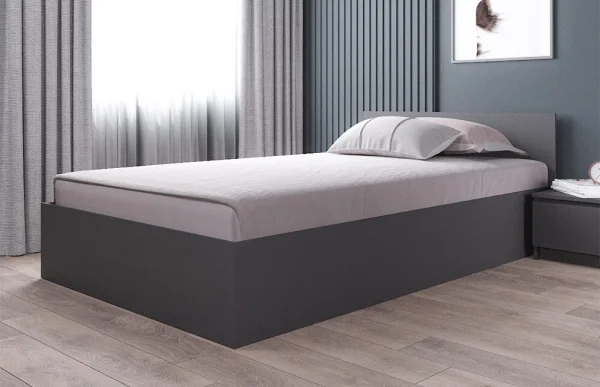 Кровать полутороспальная Мори КРМ 1200.1 графит Кровать полутороспальная Мори КРМ 1200.1 графит