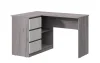 Стол угловой Соната дуб крафт серый/дуб крафт белый