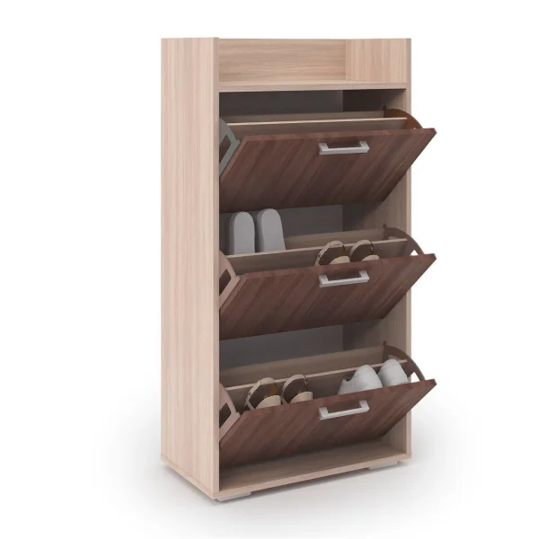 Обувница Дели №2 шимо светлый/шимо темный Обувница Дели №2 шимо светлый/шимо темный