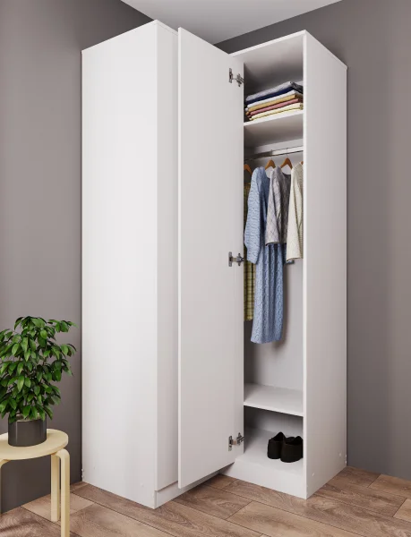 Шкаф угловой Мори МШУ 960.1 белый Шкаф угловой Мори МШУ 960.1 белый